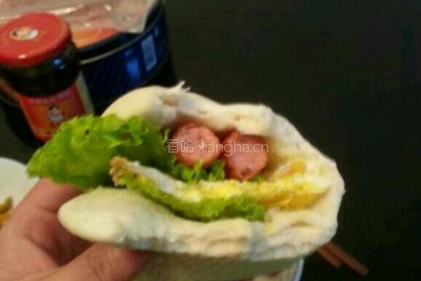 荷叶饼夹鸡蛋