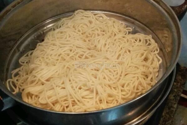 特殊的家常炒面的做法图解3