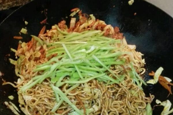 特殊的家常炒面的做法图解11