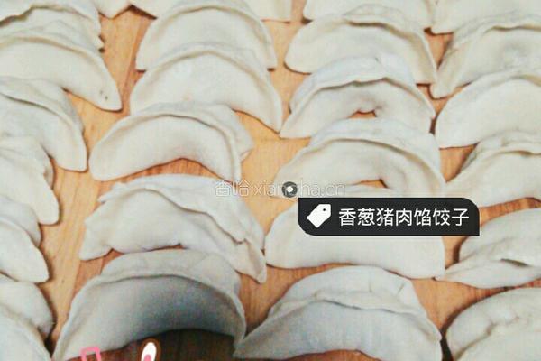 香葱猪肉手工水饺的做法图解10