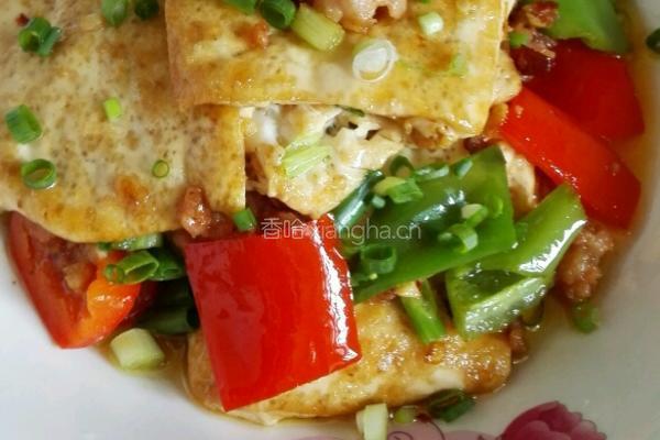 肉未香煎豆腐的做法图解5