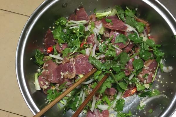 香菜拌牛肉