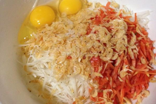 蔬菜煎饼的做法图解4