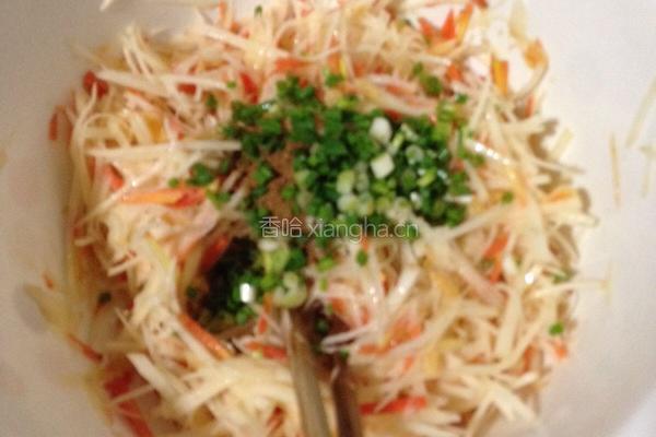蔬菜煎饼的做法图解5
