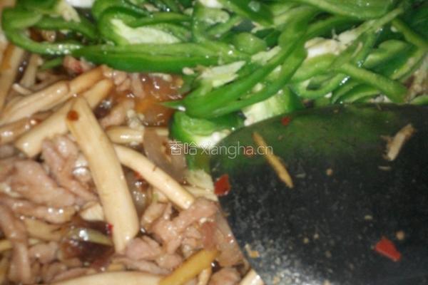 茶树菇炒肉丝的做法图解6