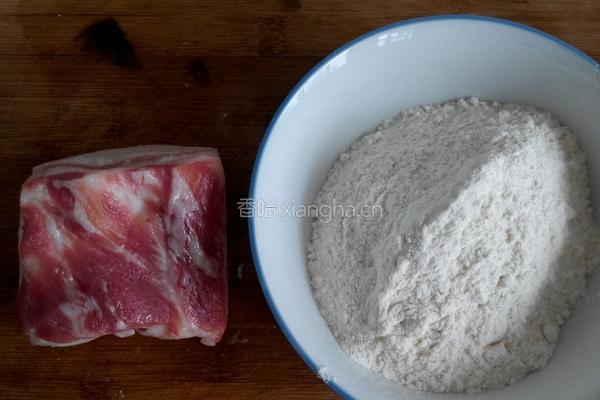 煎肉合的做法图解1