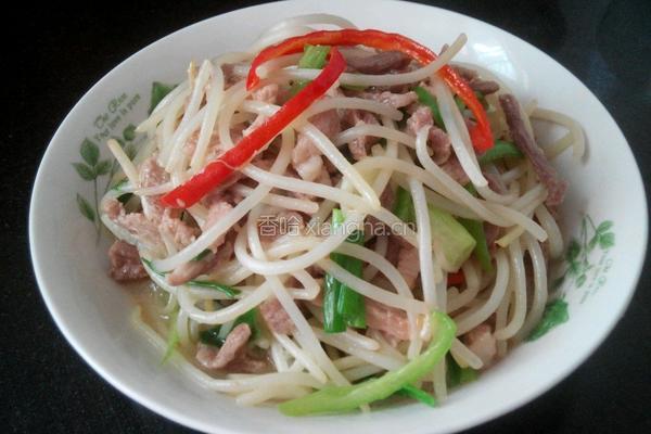 银芽肉丝的做法图解6