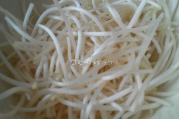 银芽肉丝的做法图解1