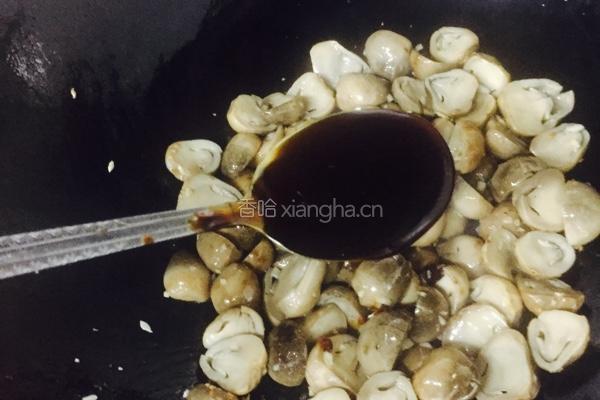 草菇炒牛肉的做法图解7