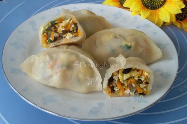 烫面素馅锅贴饺子的做法图解13