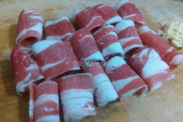 金菇肥牛卷的做法图解4