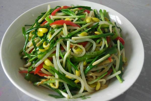蚝油爆炒豆芽的做法图解7