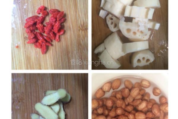 莲藕花生骨头汤的做法图解2