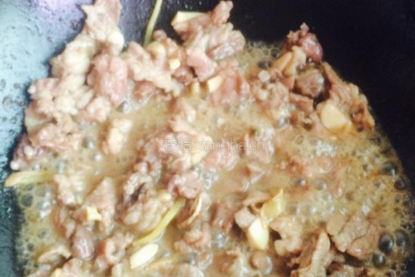 葱爆羊肉的做法图解4