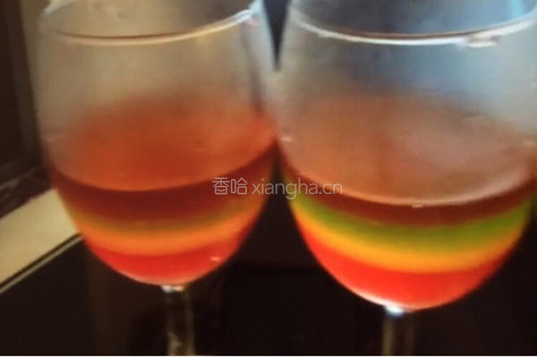 彩虹布丁的做法图解7