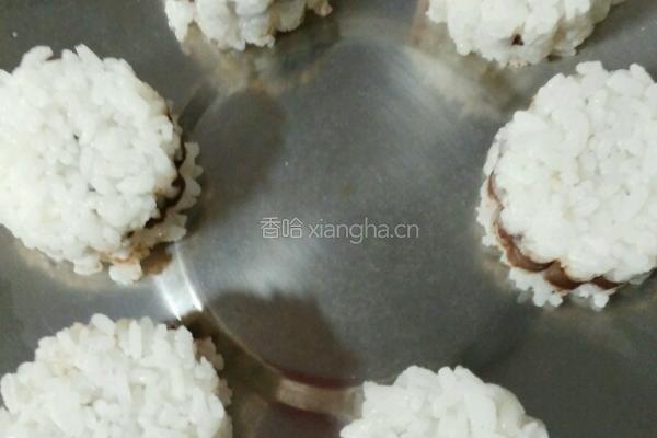 豆沙饭团的做法图解5