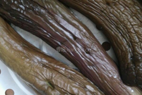 凉拌茄子的做法图解2