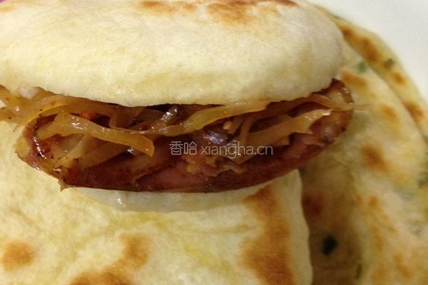 香肠夹饼