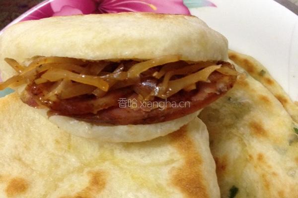 香肠夹饼的做法图解9