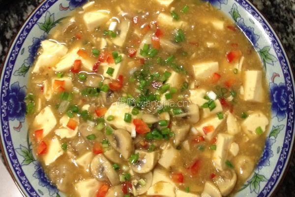 口蘑豆腐的做法图解8