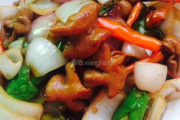 洋葱炒大肠的做法图解7