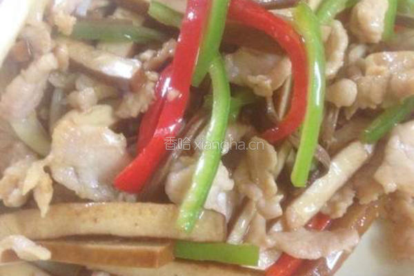 茶树菇香干的做法图解10