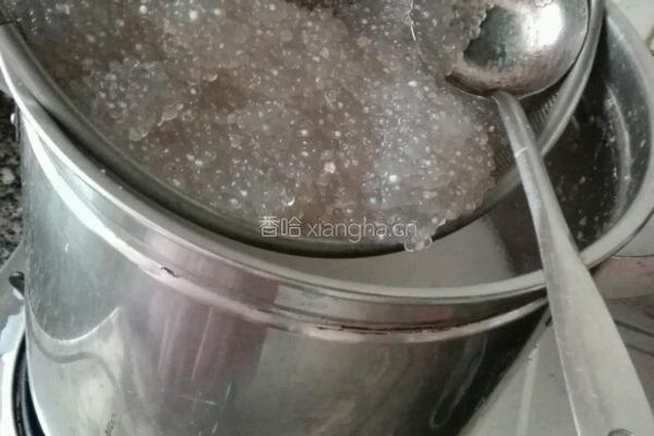 椰奶香芋西米露的做法图解11