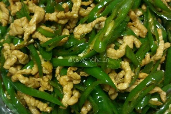 青椒肉丝的做法图解5