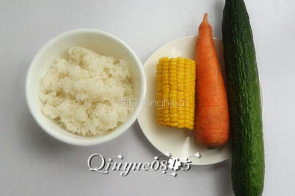 薄蛋烧茶巾包饭的做法图解1