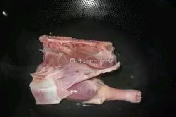 虫草花炖鸭汤的做法图解1