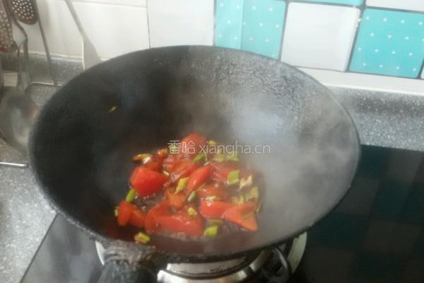 西红柿焖炸豆泡的做法图解5