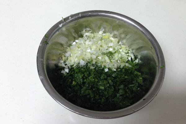 芹香发面饼的做法图解3