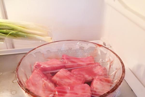 微波炉烧排骨的做法图解4