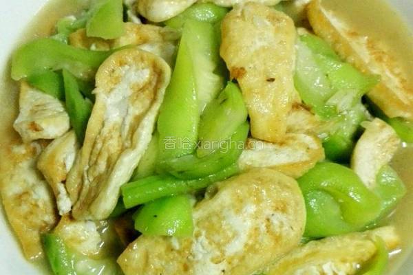 丝瓜炒豆腐的做法图解6