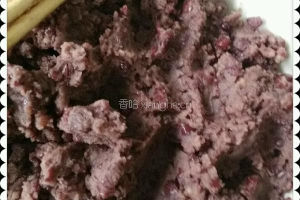 红豆馅麻圆的做法图解2