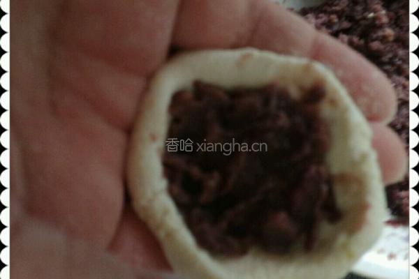 红豆馅麻圆的做法图解3