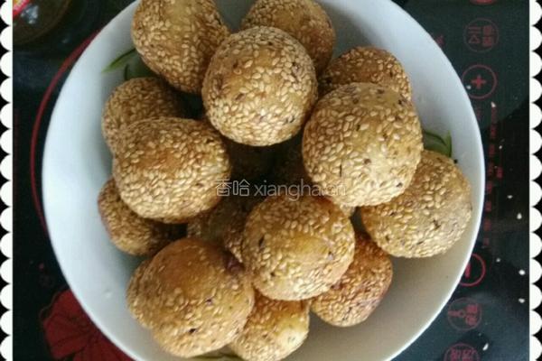 红豆馅麻圆的做法图解7