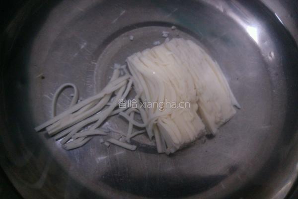 三丝豆腐汤的做法图解4
