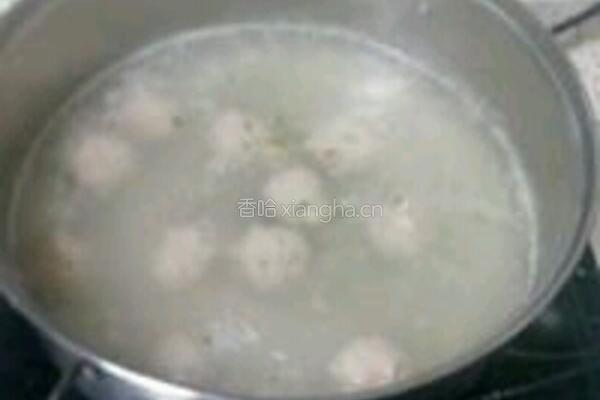 水煮猪肉丸的做法图解4