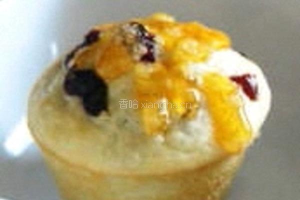 纸杯蔓越蔓面包的做法图解6