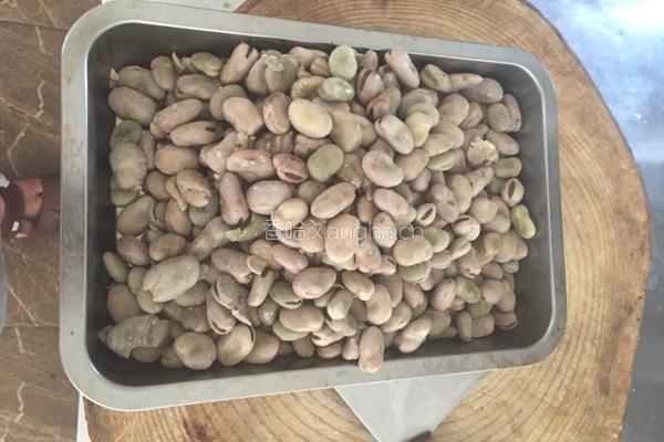椒麻胡豆的做法图解1