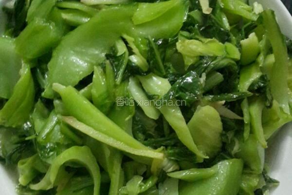 姜丝芥菜的做法图解4