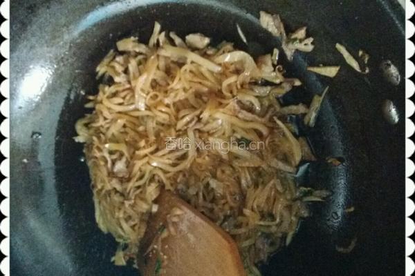 牛肉丝炒榨菜的做法图解6