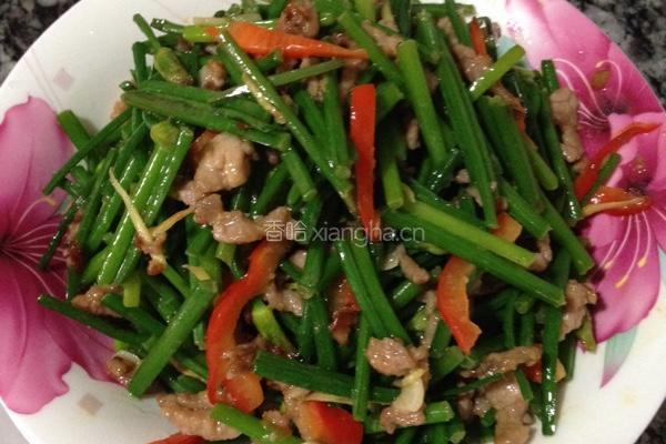 韭菜花肉丝的做法图解9