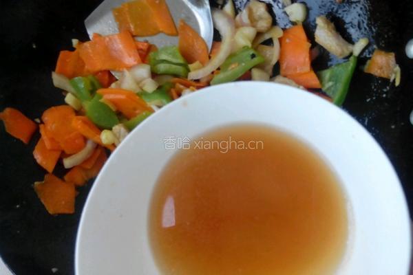 三色炒肉的做法图解8