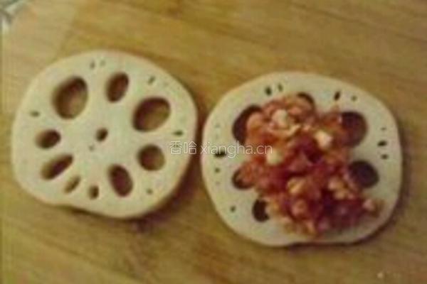 莲藕夹心肉沫的做法图解4