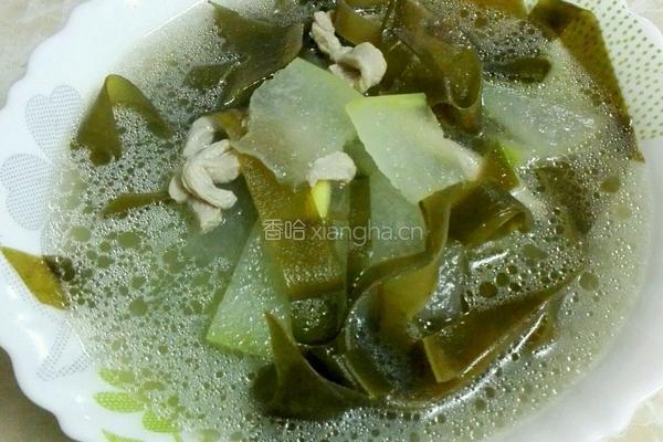 冬瓜海带瘦肉汤的做法图解6