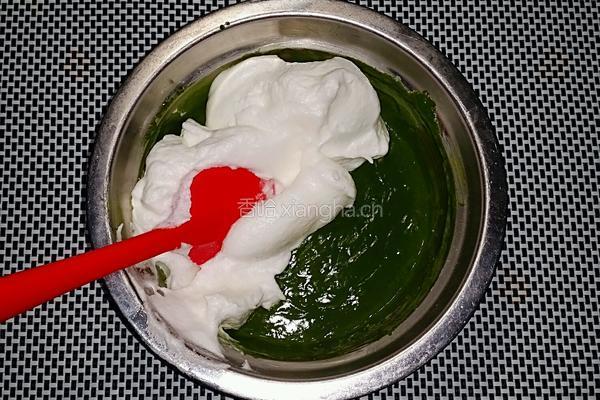 抹茶戚風蛋糕的做法图解6