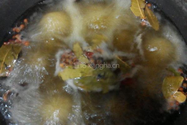 凉拌腐竹芹菜花生米丁的做法图解4
