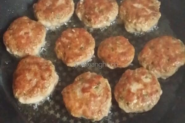 香煎肉饼的做法图解3